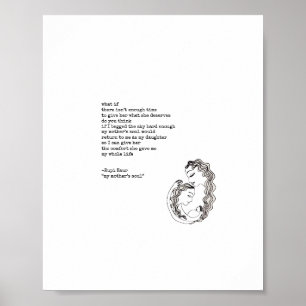 Póster El alma de mi madre por Rupi Kaur