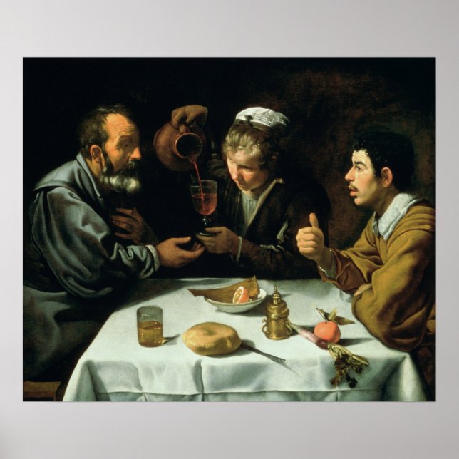 Póster El almuerzo de 1620 (Frente)