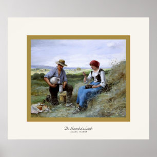 Póster El almuerzo de Haymaker ~ Julien Dupré ~ Bella Art