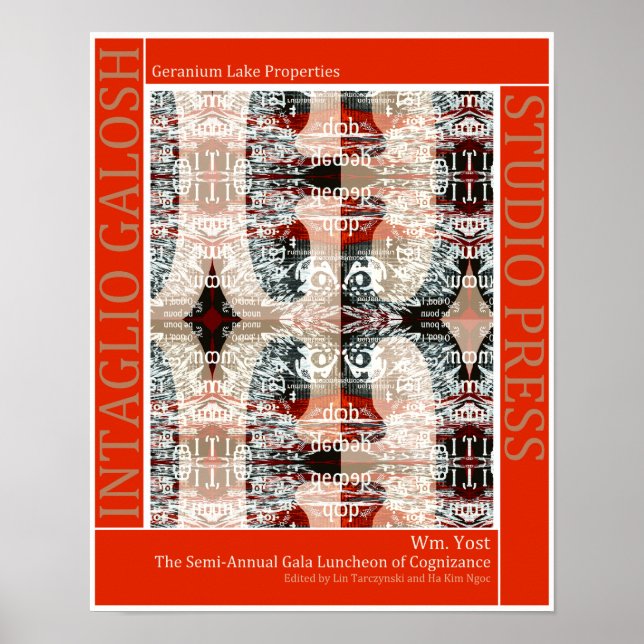 Póster El almuerzo semestral de gala del conocimiento (Frente)