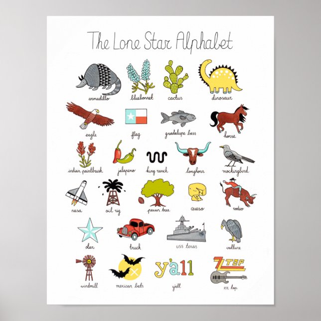 Póster El Alpabet de una estrella solitaria (Frente)