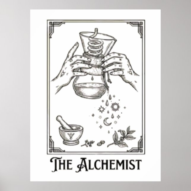 Póster El Alquimista del Café (Frente)