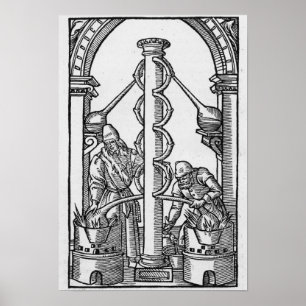 Póster El alquimista en el trabajo