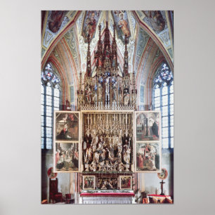 Póster El Altarpiece 1471-81 del St. Wolfgang