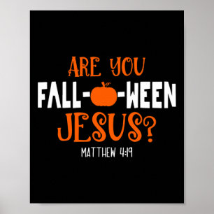 Póster El amante de la calabaza es el Halloween de Jesús