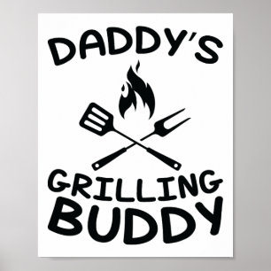 Póster El amigo parrillado de papá - Kids Bbq