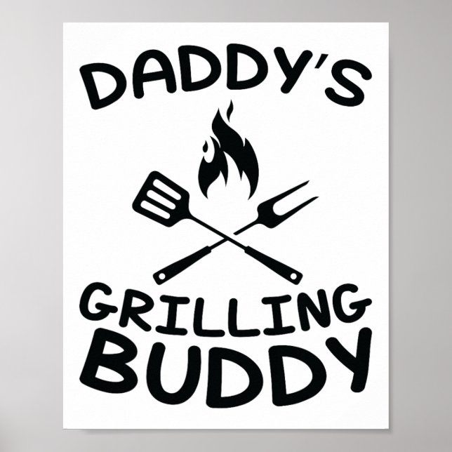 Póster El amigo parrillado de papá - Kids Bbq (Frente)