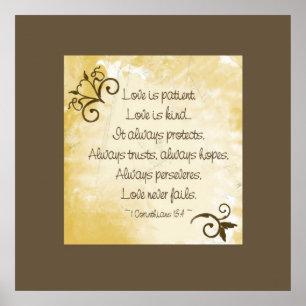 Póster El amor antiguo es paciente