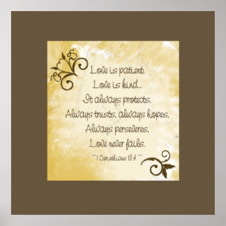 Póster El amor antiguo es paciente