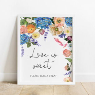Póster El Amor Botánico Es Dulce Toma Un Tratamiento Post
