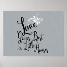 El amor crece mejor en pequeñas casas - Poster
