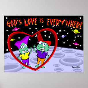 Póster El amor de Dios está por todas partes
