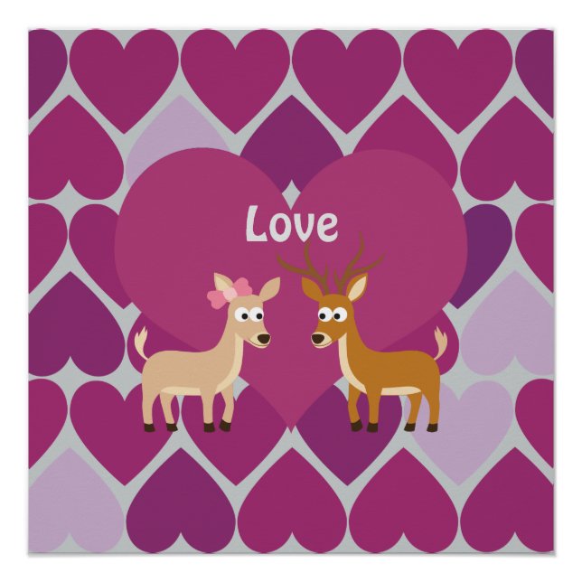 Póster El amor de los venados (Anverso)