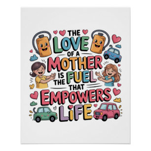 Póster El amor de madre es el combustible que potencia la