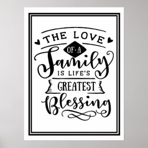 Póster El amor de un Poster familiar