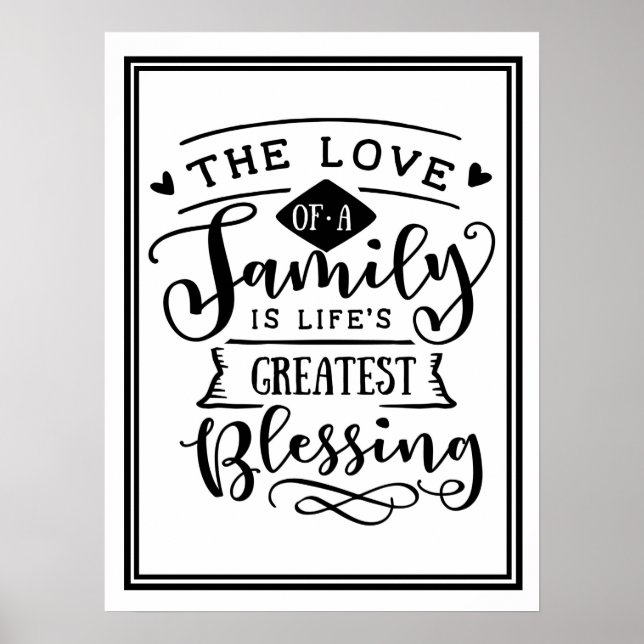 Póster El amor de un Poster familiar (Frente)