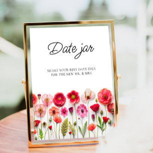 Póster El amor en flor silvestre florecimiento florece co