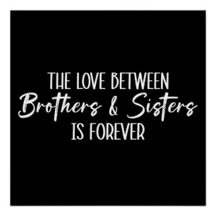 Póster El amor entre hermanos y hermanas es para siempre