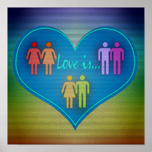 Póster El amor es...