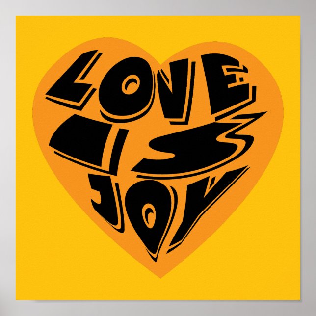 Póster El amor es alegría (Frente)