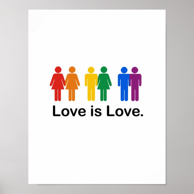 Póster El amor es amor (Frente)
