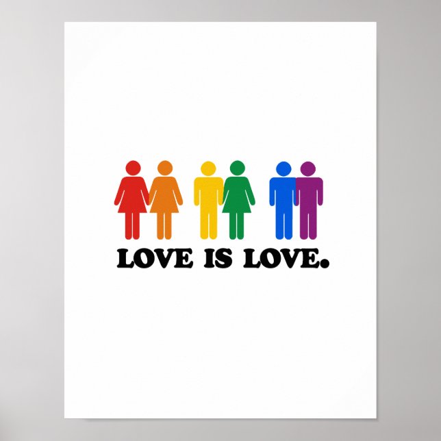 Póster El amor es amor - (Frente)