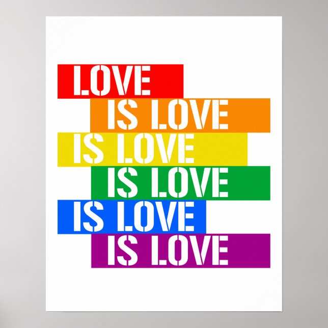 Póster El amor es amor (Frente)