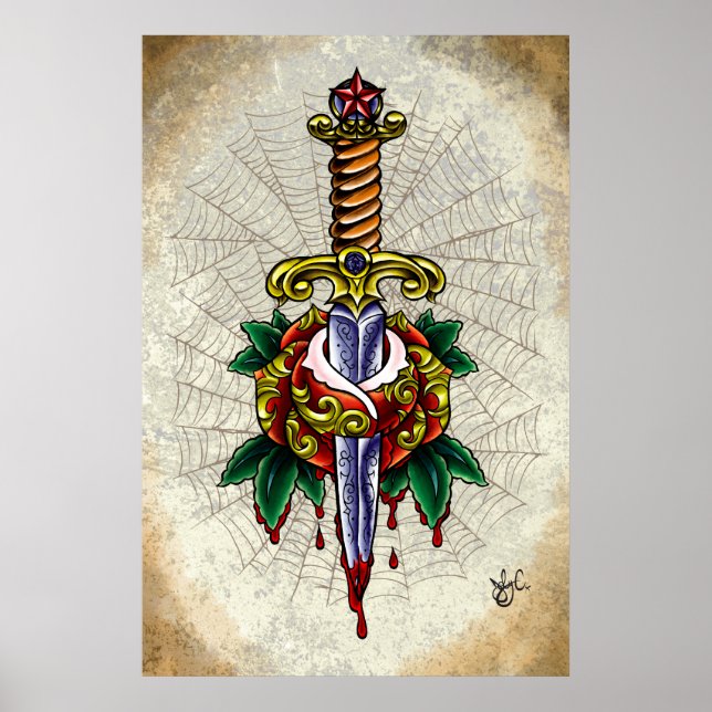 Póster El amor es dolor (Frente)