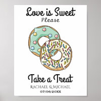 El amor es dulce, tómate un delicioso Donut Bar