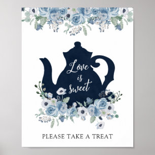 Póster El amor es dulce, tómate un té de novia