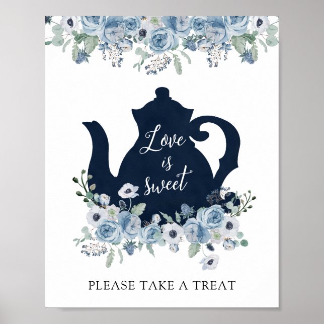 Póster El amor es dulce, tómate un té de novia (Frente)