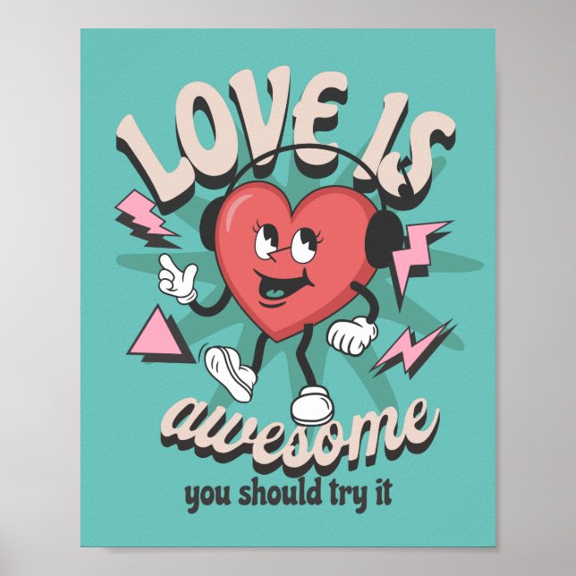 Póster El amor es genial, deberías intentarlo con la cami (Frente)