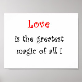 Póster ¡El amor es la gran magia de todos!