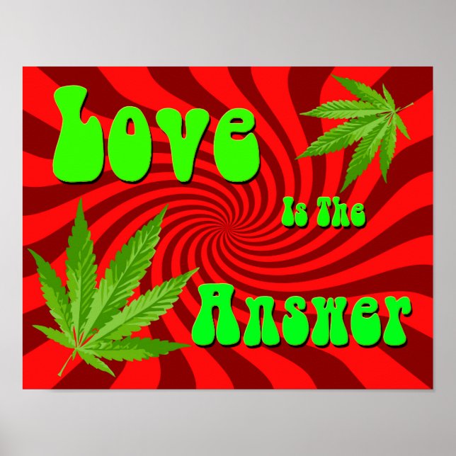Póster El Amor Es La Respuesta (Frente)