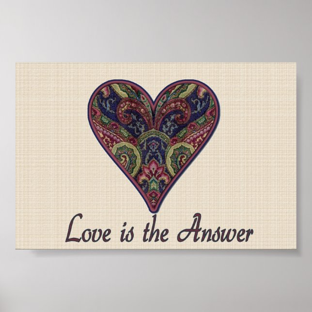 Póster El amor es la respuesta (Frente)