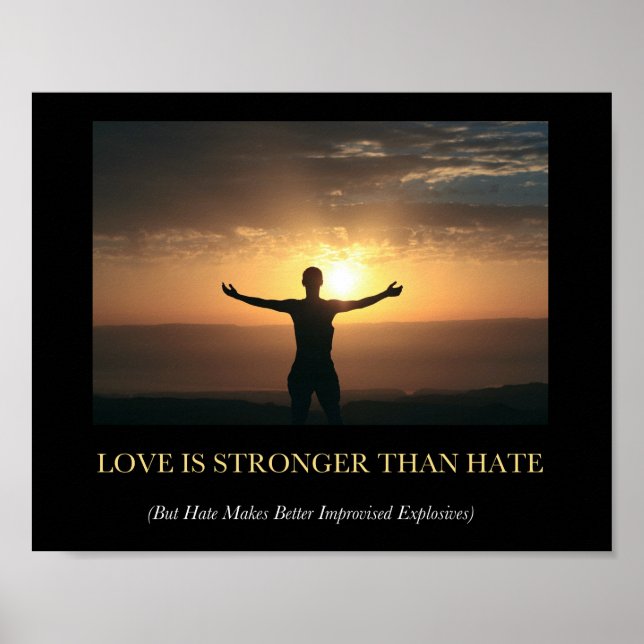 Póster El amor es más fuerte que el odio (Frente)