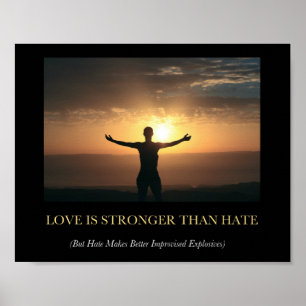 Póster El amor es más fuerte que odio