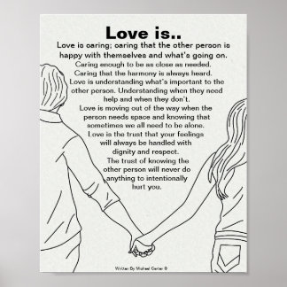 Póster El amor es... __Poster