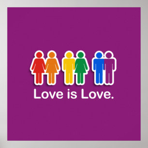 PÓSTER EL AMOR ES PÚRPURA DEL AMOR