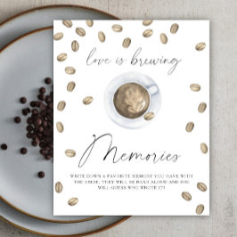 Póster El amor está creando recuerdos con la novia
