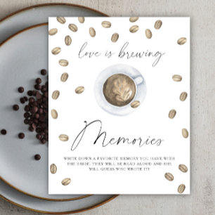 Póster El amor está creando recuerdos con la novia