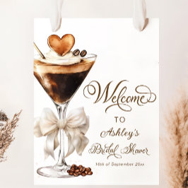 Póster El Amor Está Creando Una Moderna Ducha Bridal