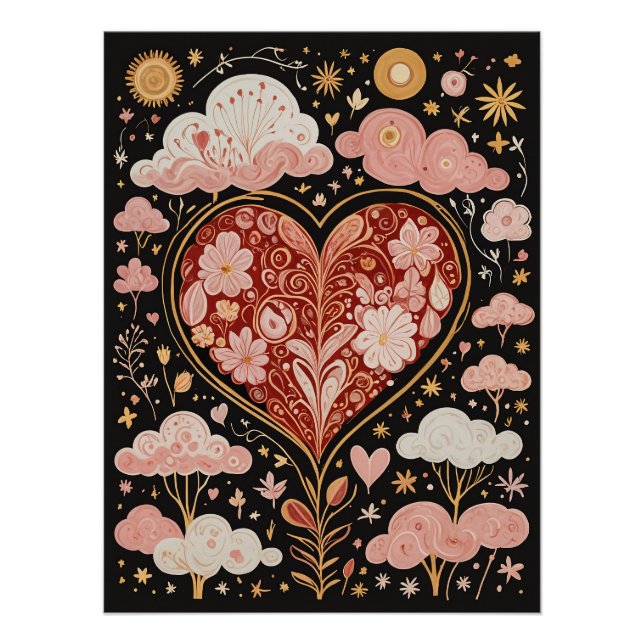 Póster El amor está en el aire (Anverso)