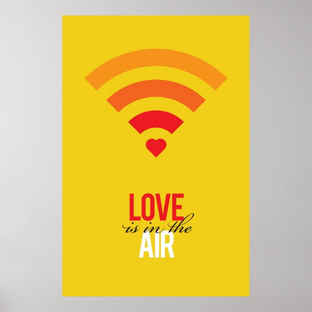 Póster El amor está en el aire (Frente)