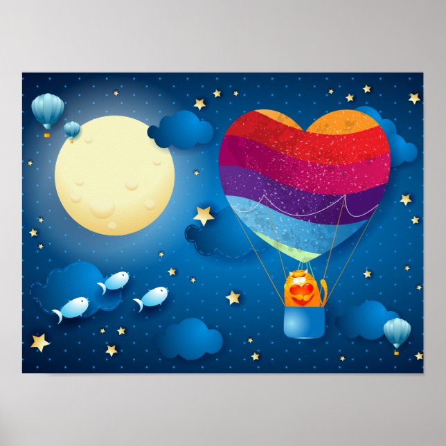 Póster El amor está en el aire (Frente)