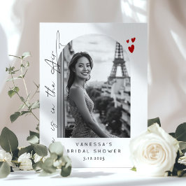 Póster El amor está en el aire Bridal Shower foto Bienven