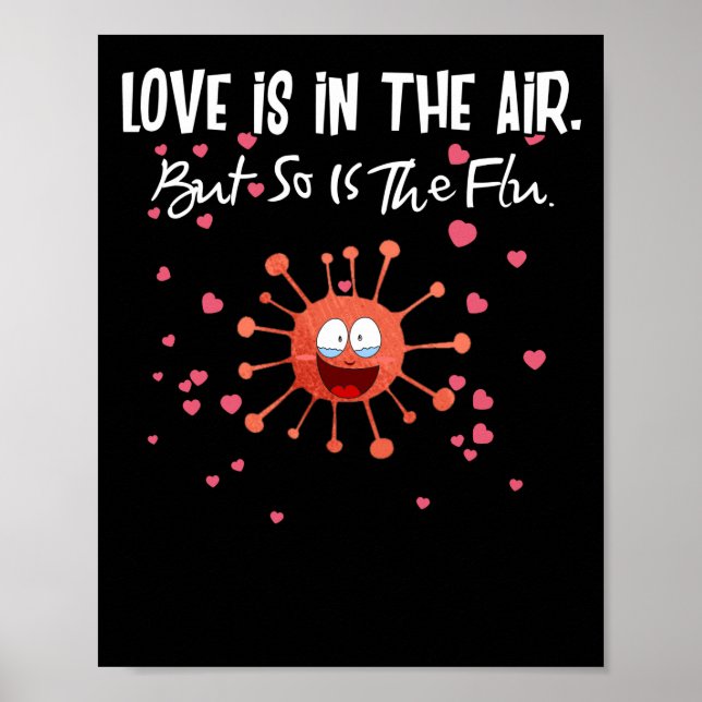 Póster El Amor Está En El Aire Pero También Lo Está La Gr (Frente)