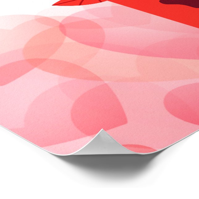 Póster El Amor Está En El Aire Personalizado Foto Pareja  (Esquina)