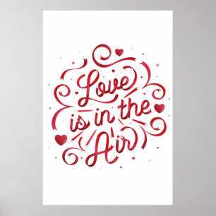 Póster El amor está en el Poster de aire 24x36