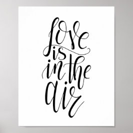 Póster El Amor Está En El Poster Del Aire